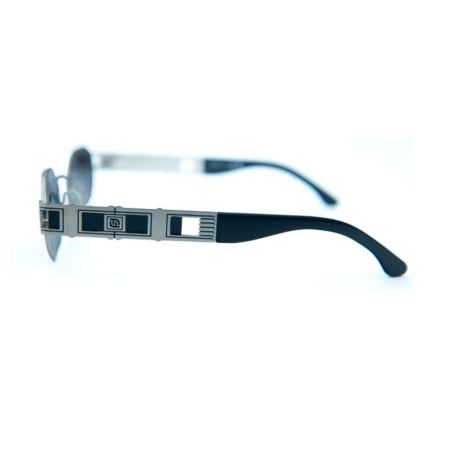 Flirt FL 966 740G 51 Unisex Geometrik Gri Metal Güneş Gözlüğü