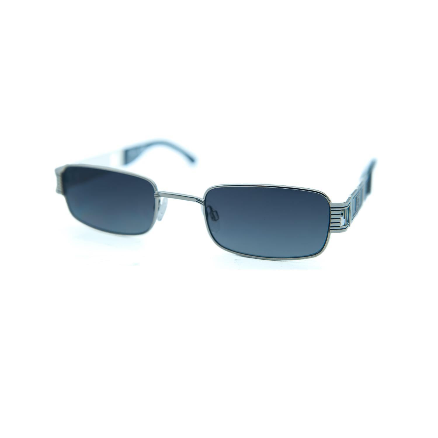 Flirt FL 967 740G 51 Unisex Dikdörtgen Gri Metal Güneş Gözlüğü