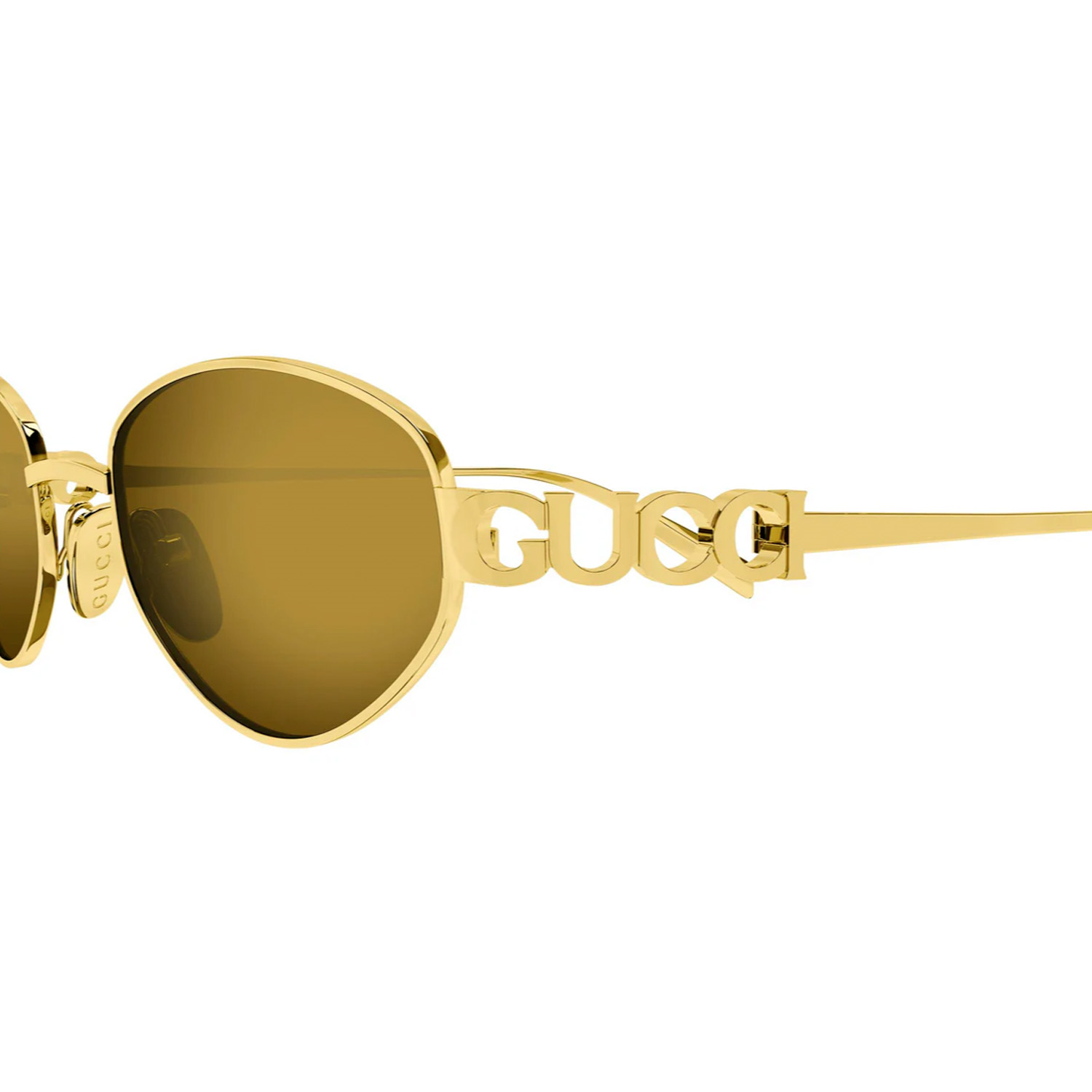 Gucci GG 1935S 003 47 Kadın Oval Gold Metal Güneş Gözlüğü