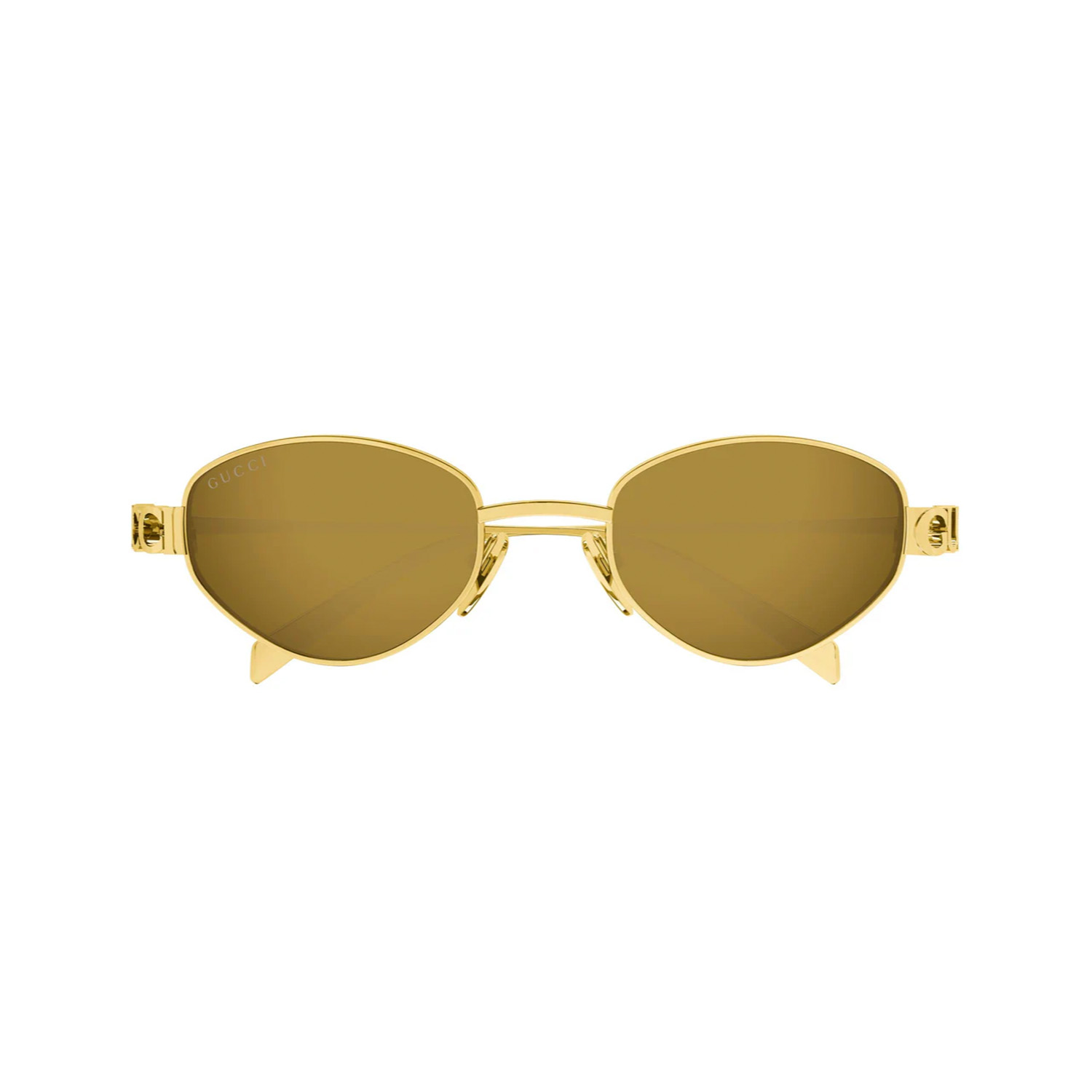 Gucci GG 1935S 003 47 Kadın Oval Gold Metal Güneş Gözlüğü