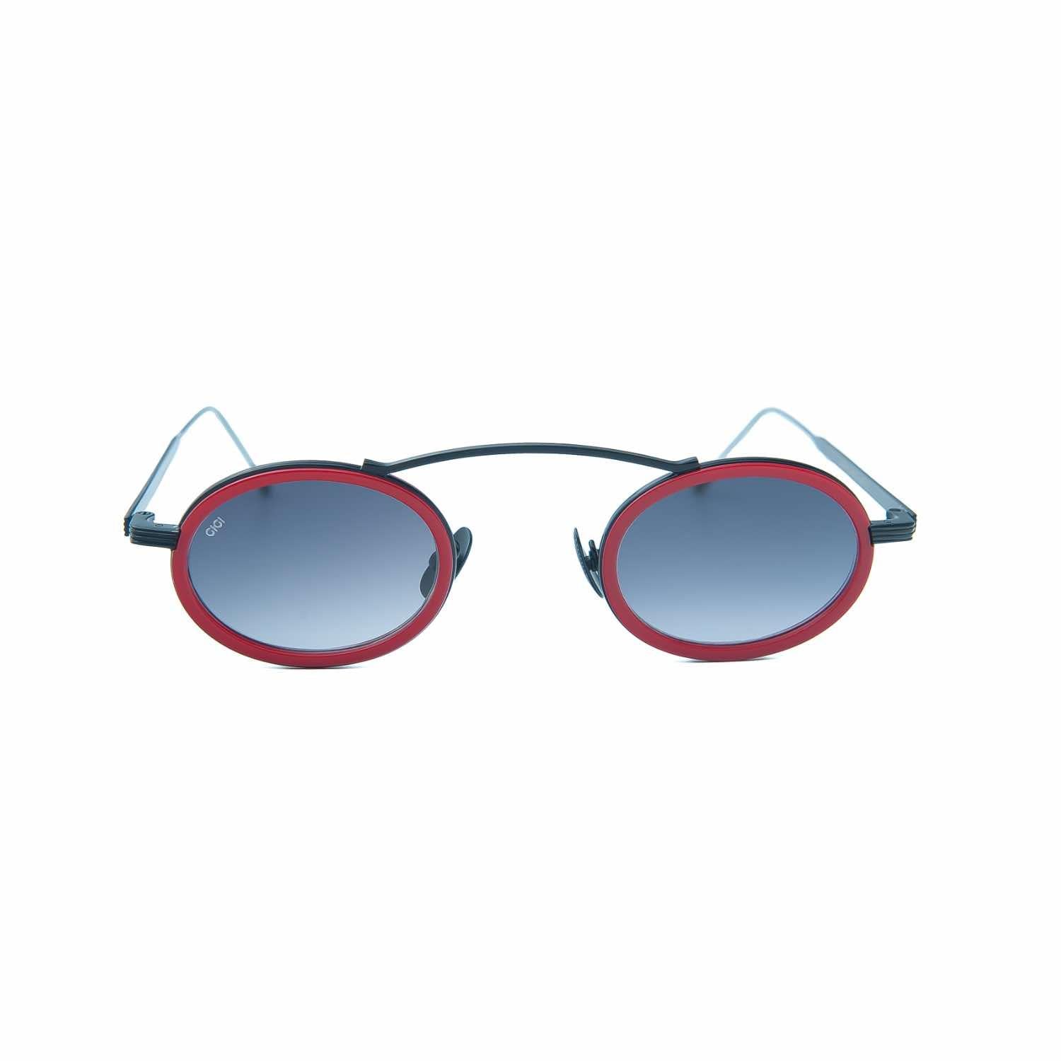 Gigi oo Gg 412 C1 43 Unisex Oval Kırmızı Kombine Güneş Gözlüğü