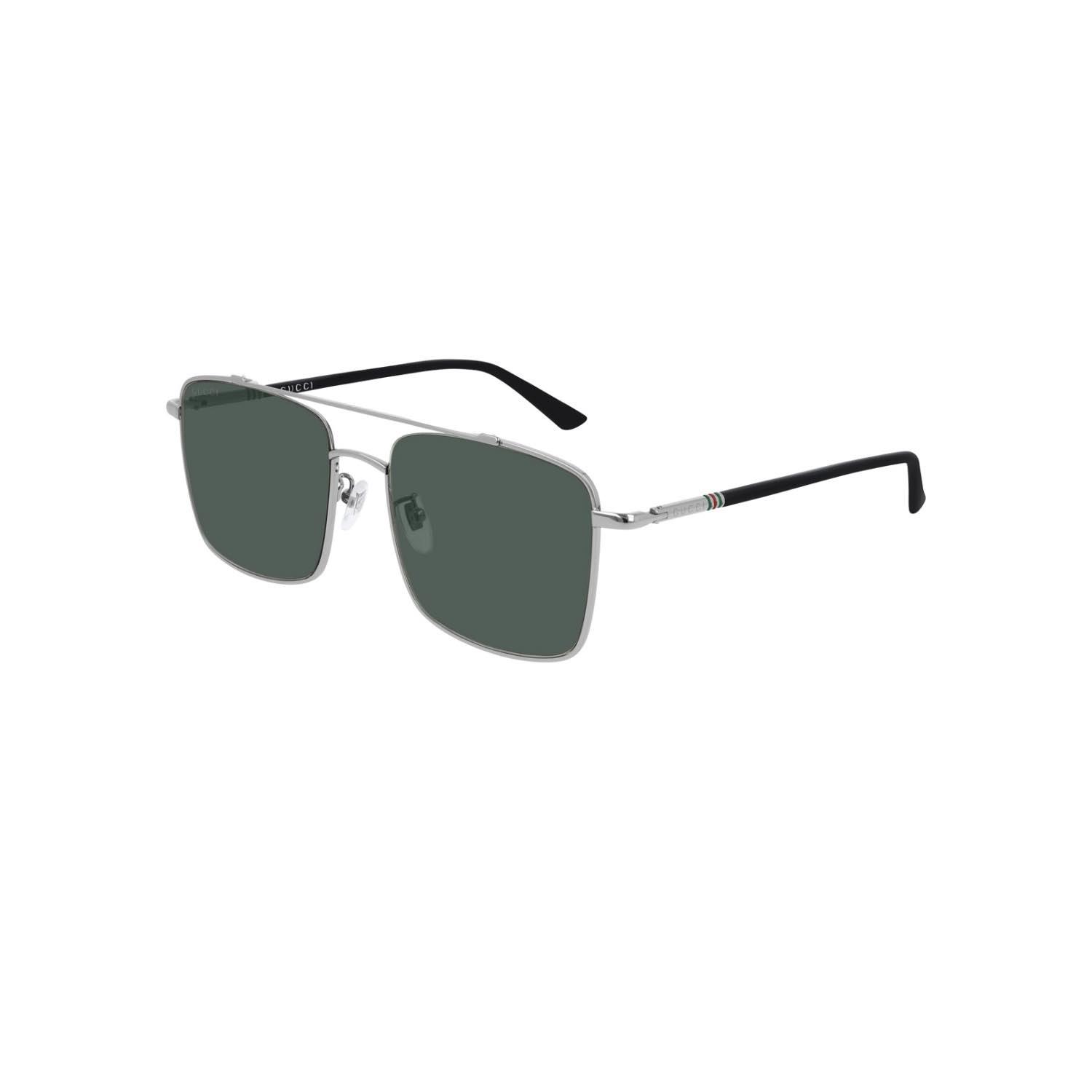Gucci GG 0610SK 003 56 Erkek Metal Dikdörtgen Güneş Gözlüğü