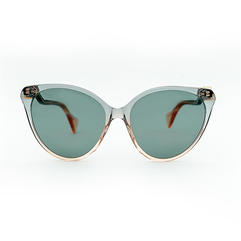 Gucci GG 1011S 002 57 Kadın Şeffaf Cat Eye Güneş Gözlüğü