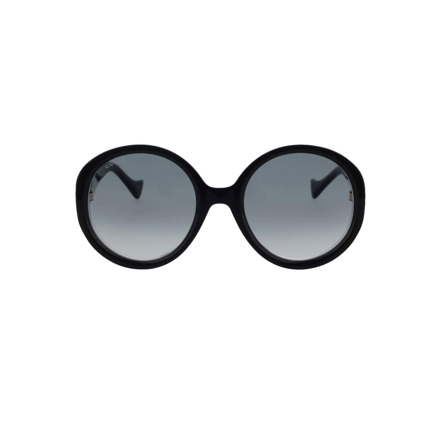 Gucci GG 1256S 001 56 Kadın Siyah Yuvarlak Güneş Gözlüğü