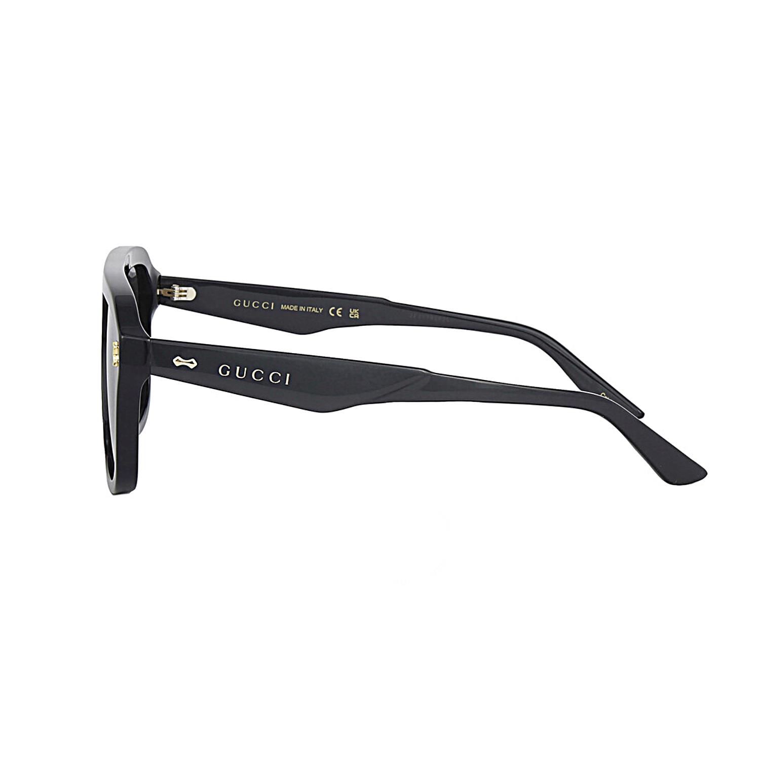 Gucci GG 1263S 001 57 Erkek Siyah Kemik Güneş Gözlüğü