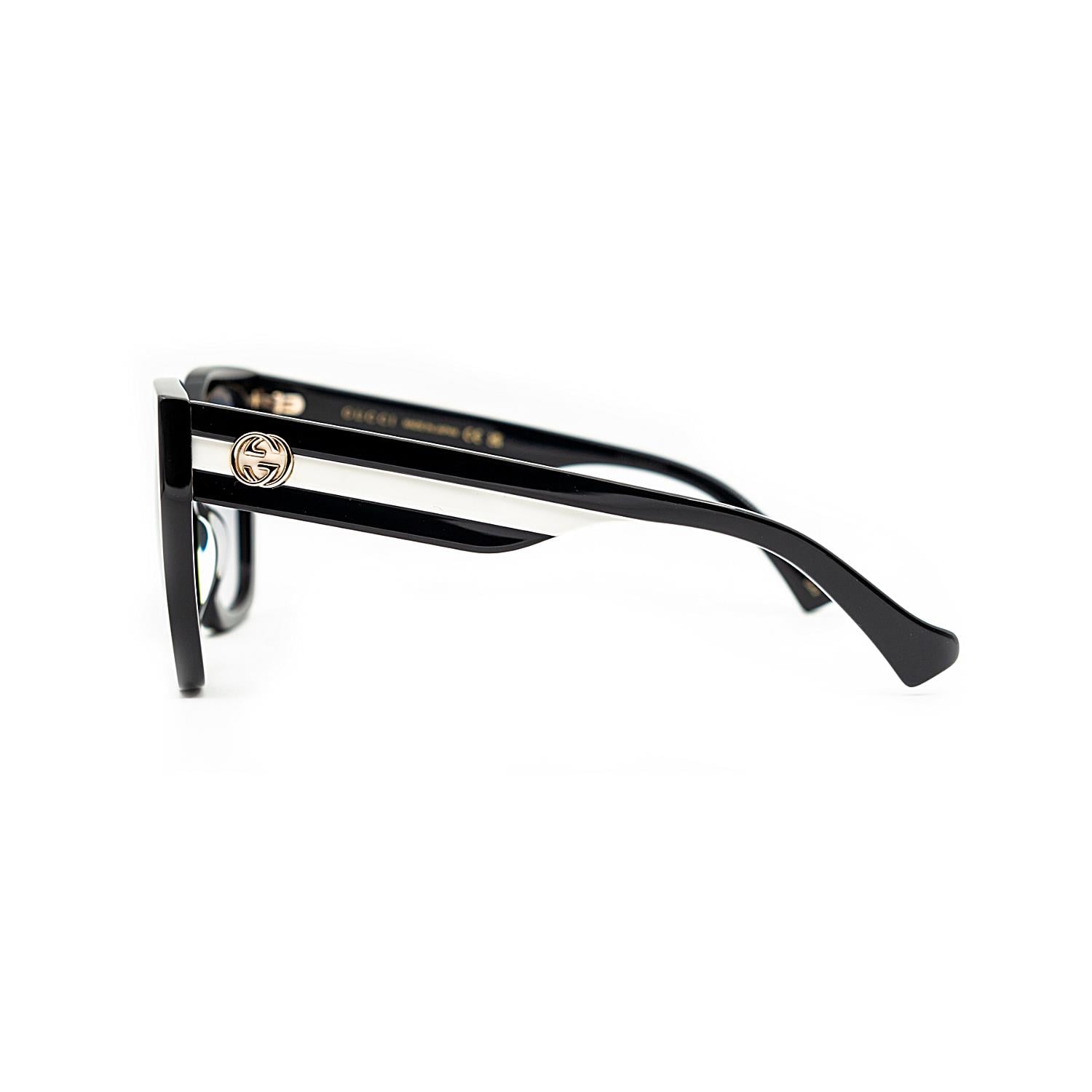 Gucci GG 1300S 004 55 Kadın Siyah Kelebek Güneş Gözlüğü