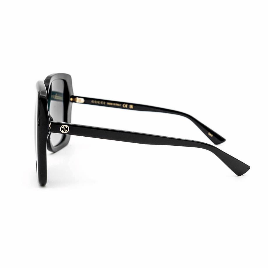 Gucci GG 1314S 001 55 Kadın Siyah Kare Güneş Gözlüğü