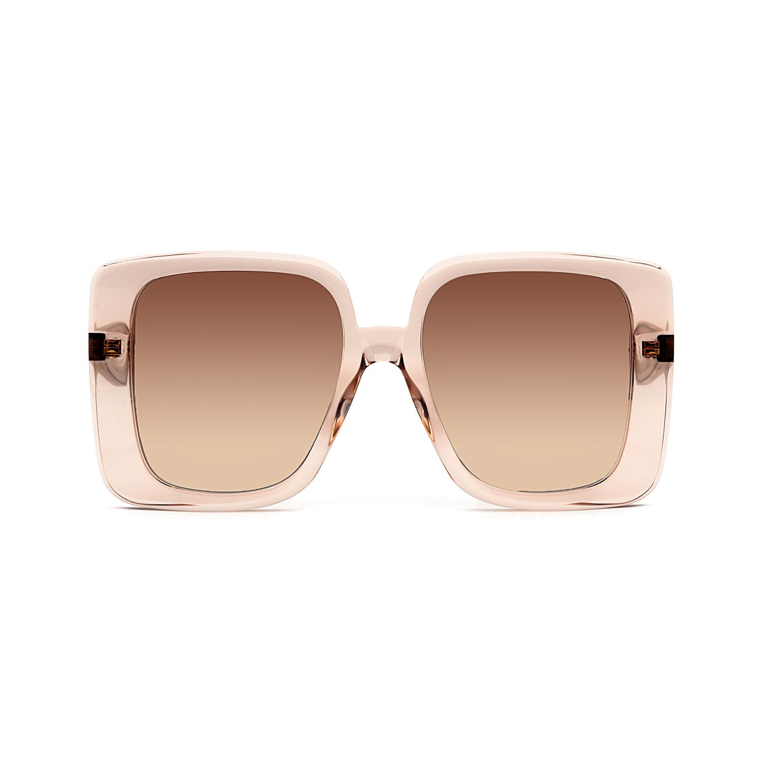 Gucci GG 1314S 005 55 Kadın Şeffaf Kahverengi Güneş Gözlüğü