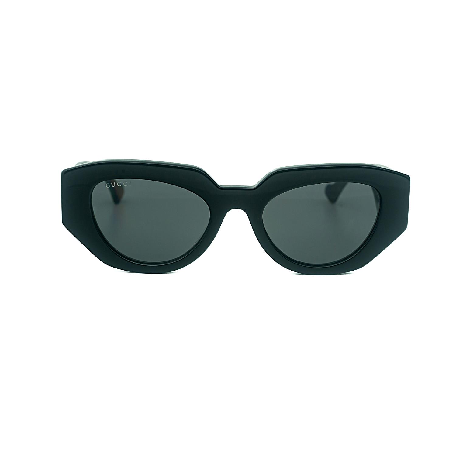 Gucci GG 1421S 001 51 Kadın Cat Eye Siyah Kemik Güneş Gözlüğü