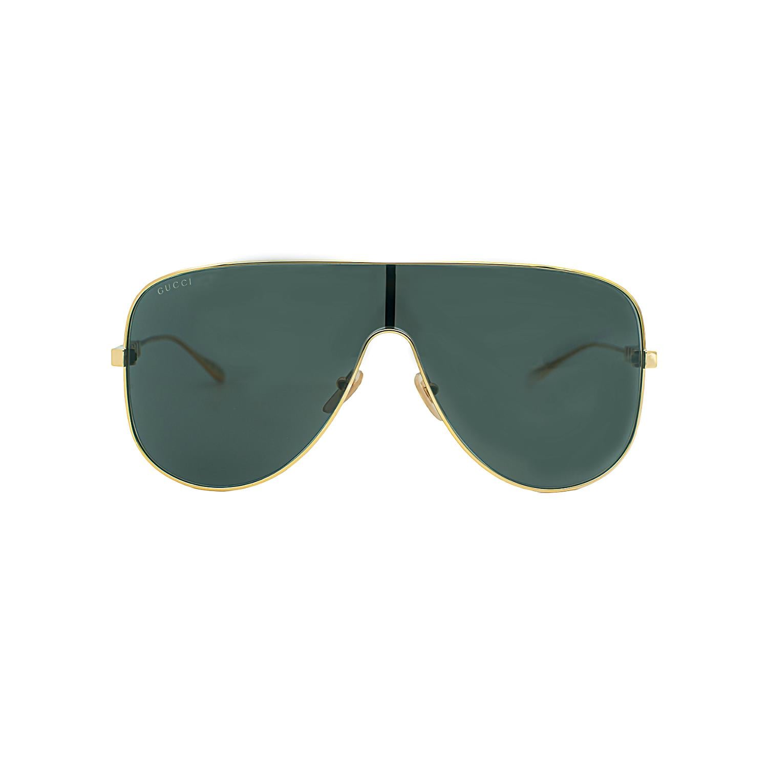 Gucci GG 1436S 001 99 Unisex Blok Cam Gold  Metal Güneş Gözlüğü