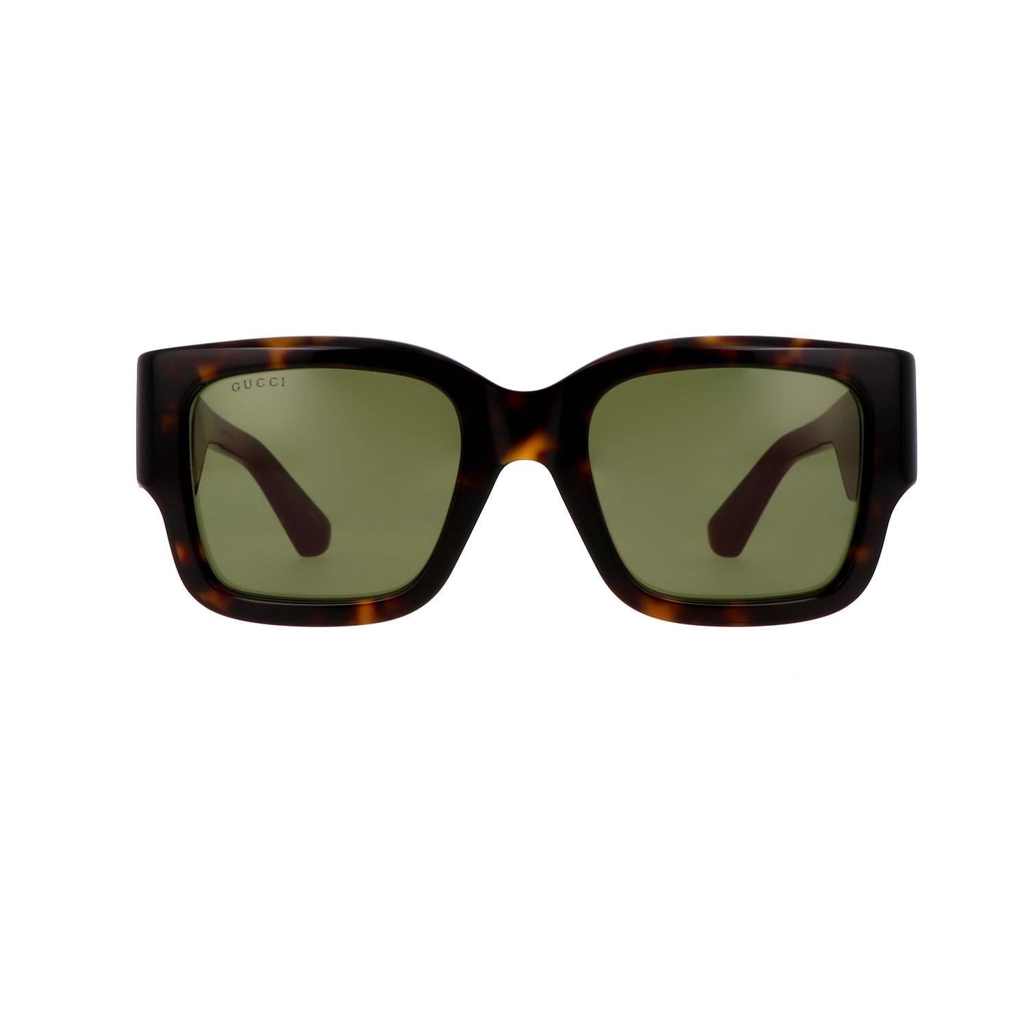 Gucci GG 1663S 002 52 Kadın Kare Kırçıllı Siyah Kemik Güneş Gözlüğü
