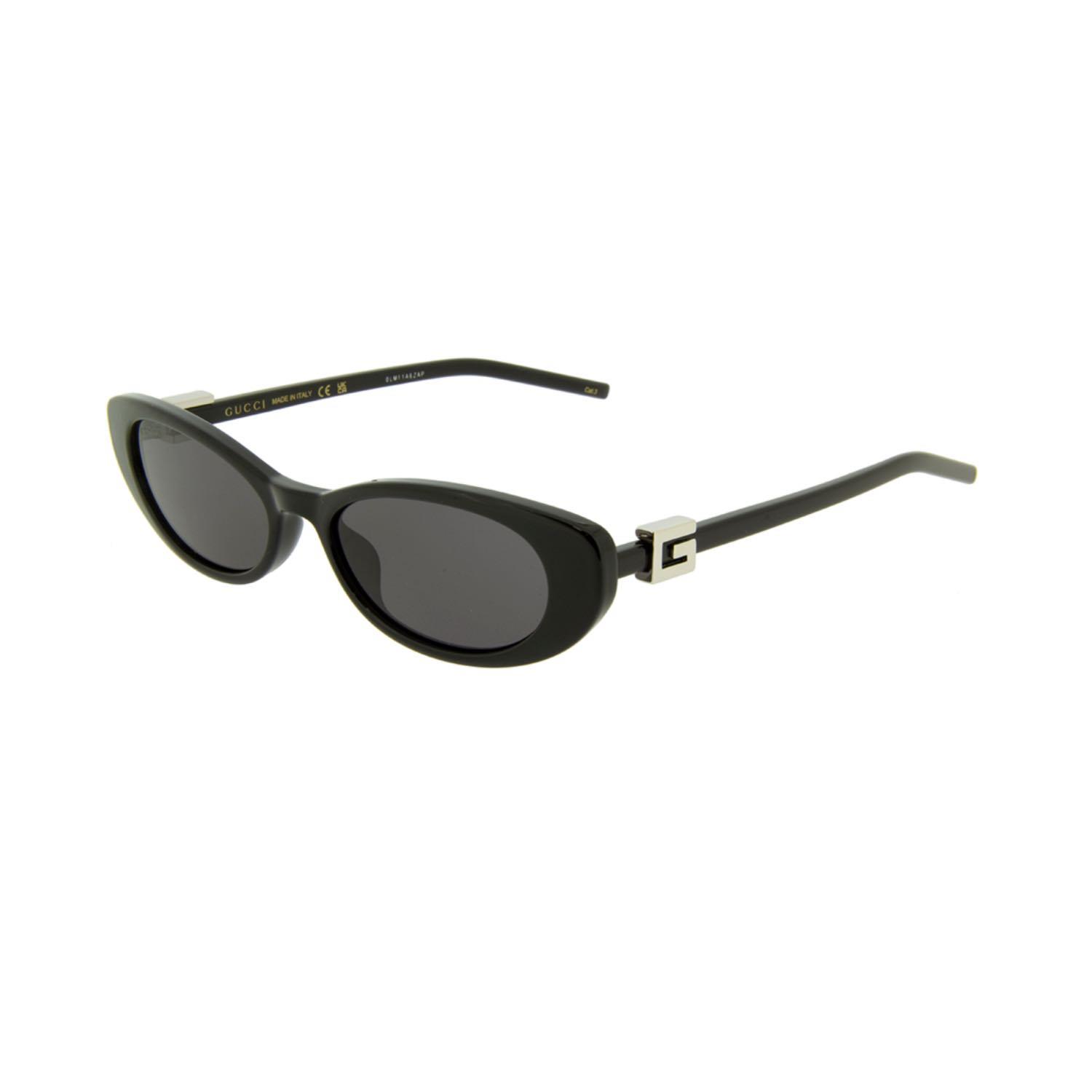 Gucci GG 1680S 001 52 Kadın Cat Eye Siyah Kemik Güneş Gözlüğü
