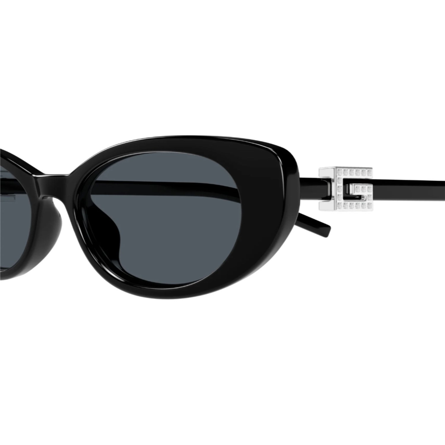 Gucci GG 1680S 002 52 Kadın Cat Eye Siyah Kemik Güneş Gözlüğü