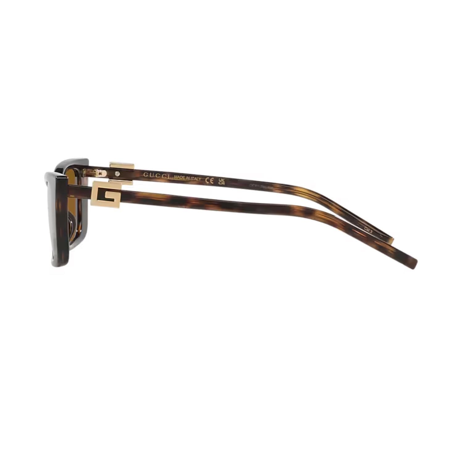 Gucci GG 1681S 004 53 Kadın Cat Eye Kırçıllı Kahverengi Kemik Güneş Gözlüğü