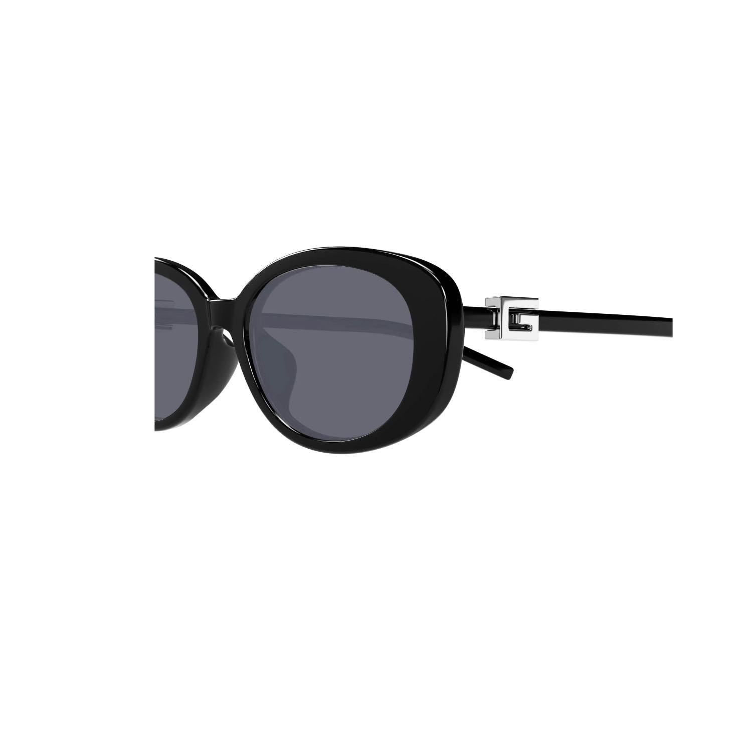 Gucci GG 1684SA 001 55  Kadın Oval Siyah Kemik Güneş Gözlüğü