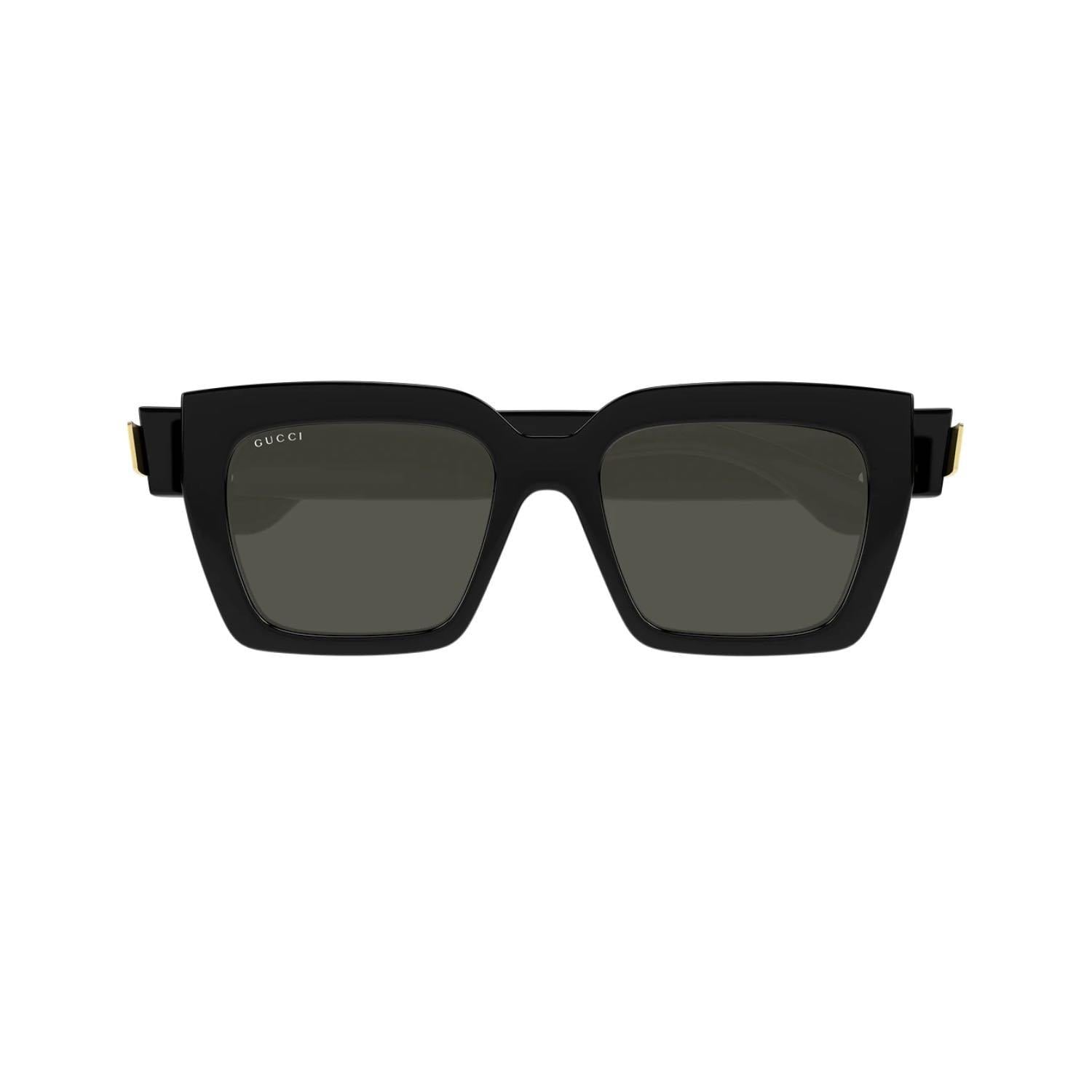 Gucci GG 1689S 001 54 Kadın Kare Siyah Kemik Güneş Gözlüğü
