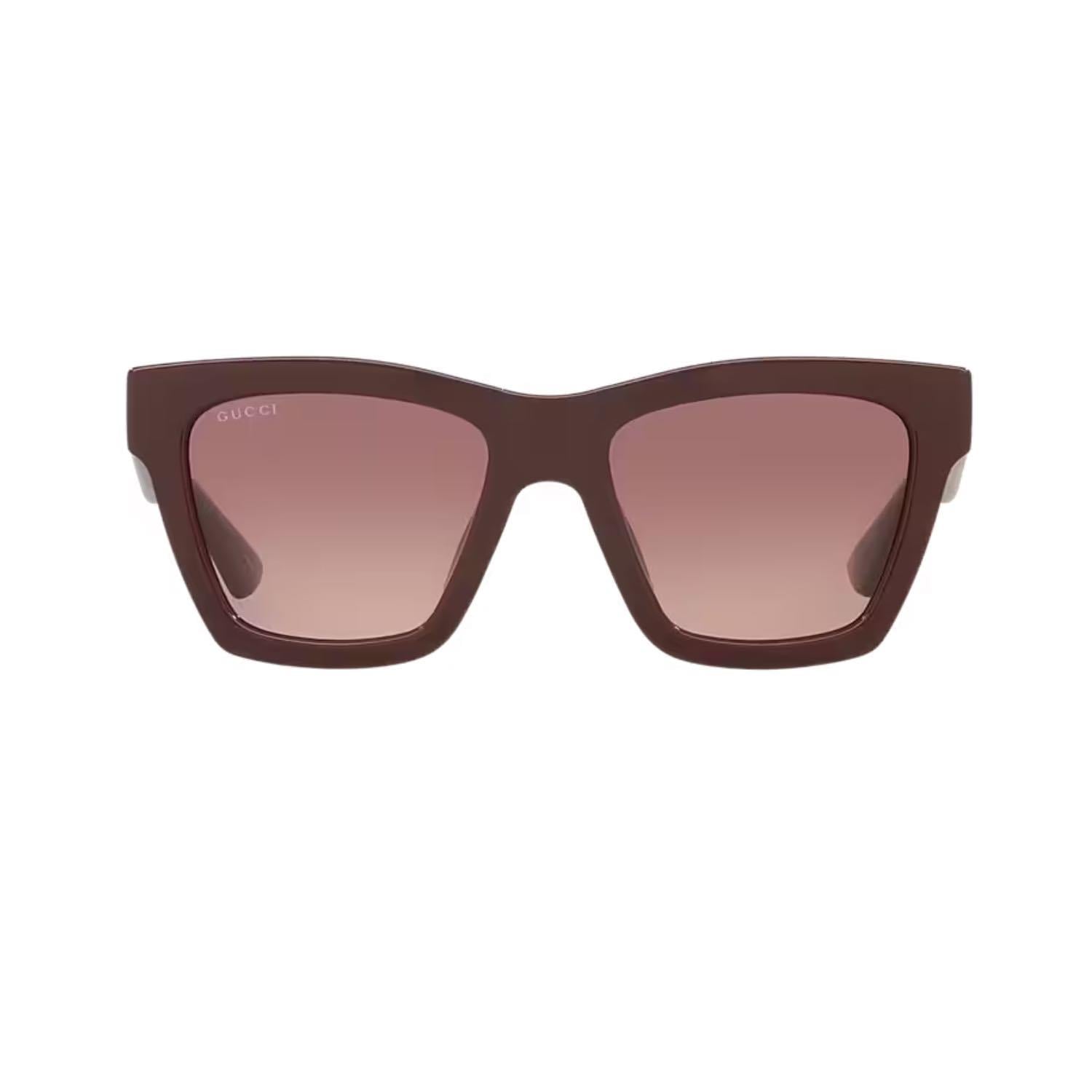 Gucci GG 1714S 003 54 Kadın Cat Eye Kırmızı Kemik Güneş Gözlüğü