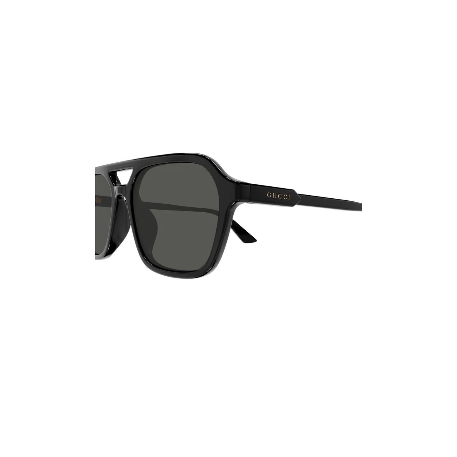 Gucci GG 1823SA 001 57 Erkek Pilot Siyah Kemik Güneş Gözlüğü