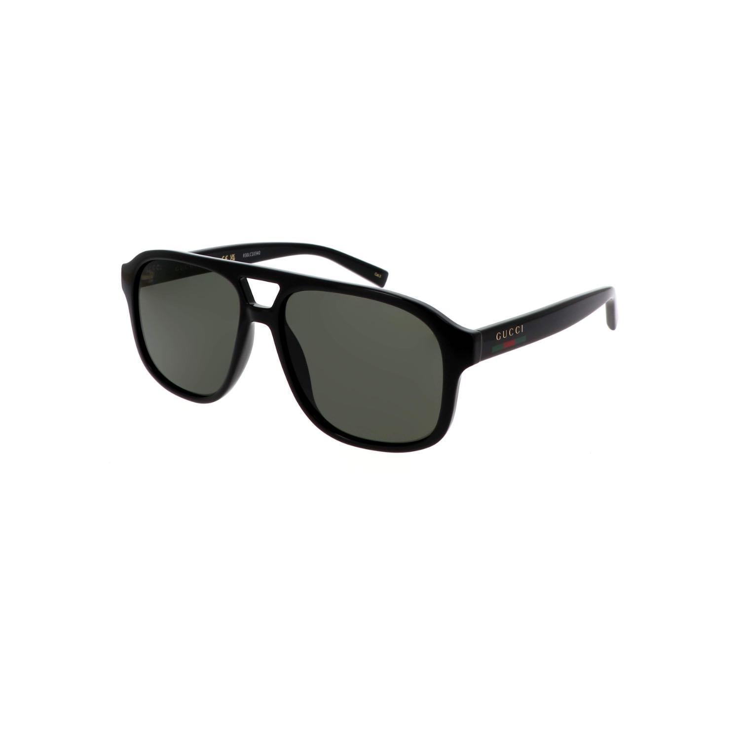 Gucci GG 1856S 001 57 Erkek Pilot Siyah Kemik Güneş Gözlüğü