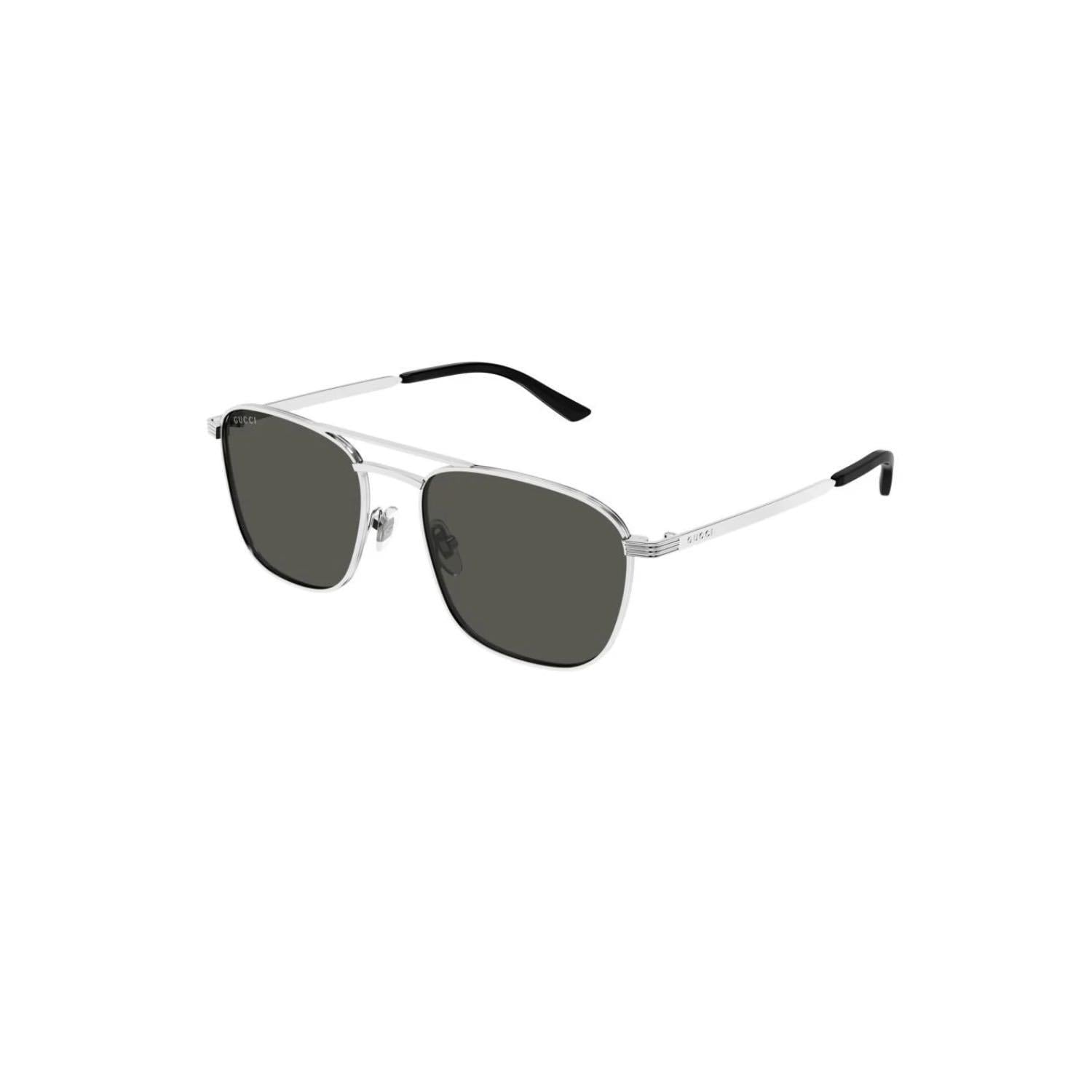 Gucci GG 1881S 001 54 Unisex Pilot Gri Metal Güneş Gözlüğü