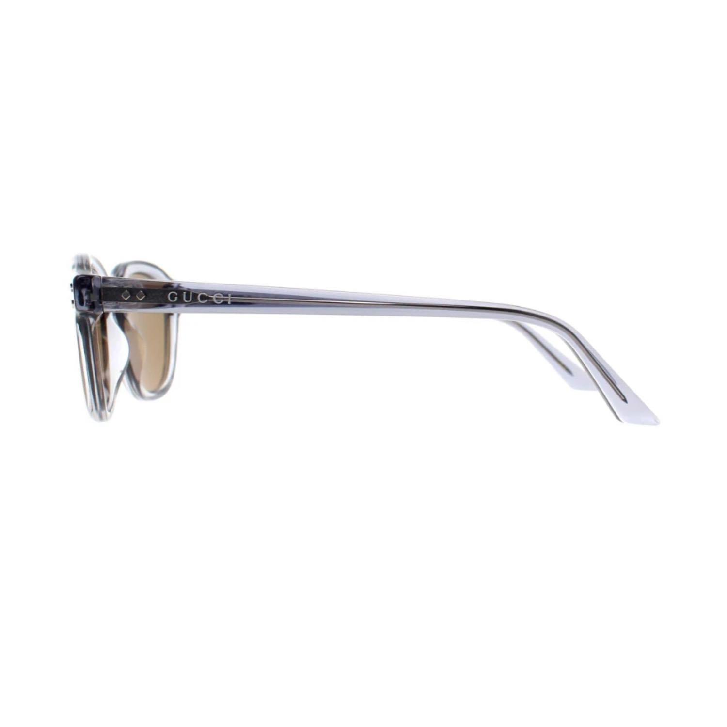 Gucci GG 1892S 005 50 Unisex Oval Şeffaf Kemik Güneş Gözlüğü