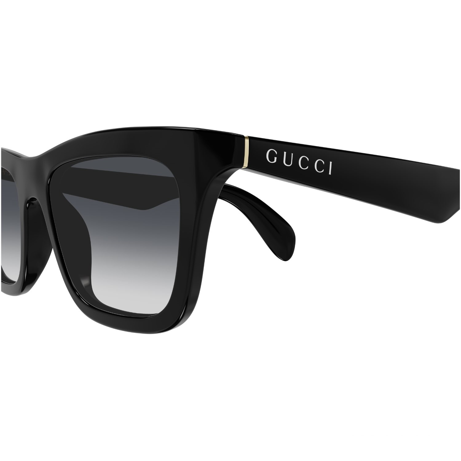 Gucci GG 1933S 001 53 Unisex Kare Degrade Siyah Kemik Güneş Gözlüğü