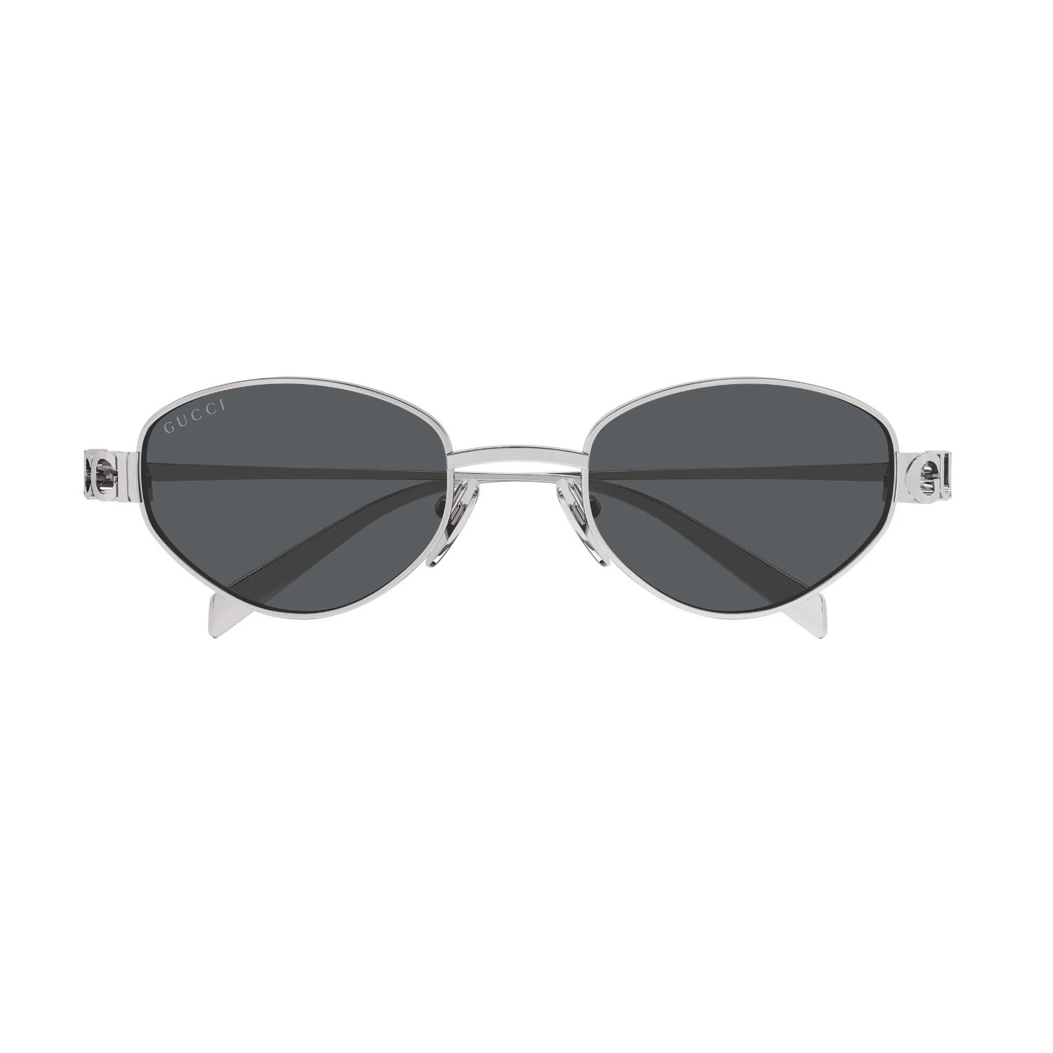 Gucci GG 1935S 001 47 Kadın Oval Gümüş Metal Güneş Gözlüğü