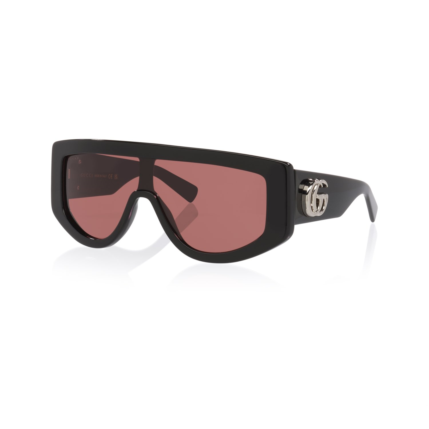 Gucci GG 1950S 002 99 Unisex Blok Cam Siyah Kemik Güneş Gözlüğü