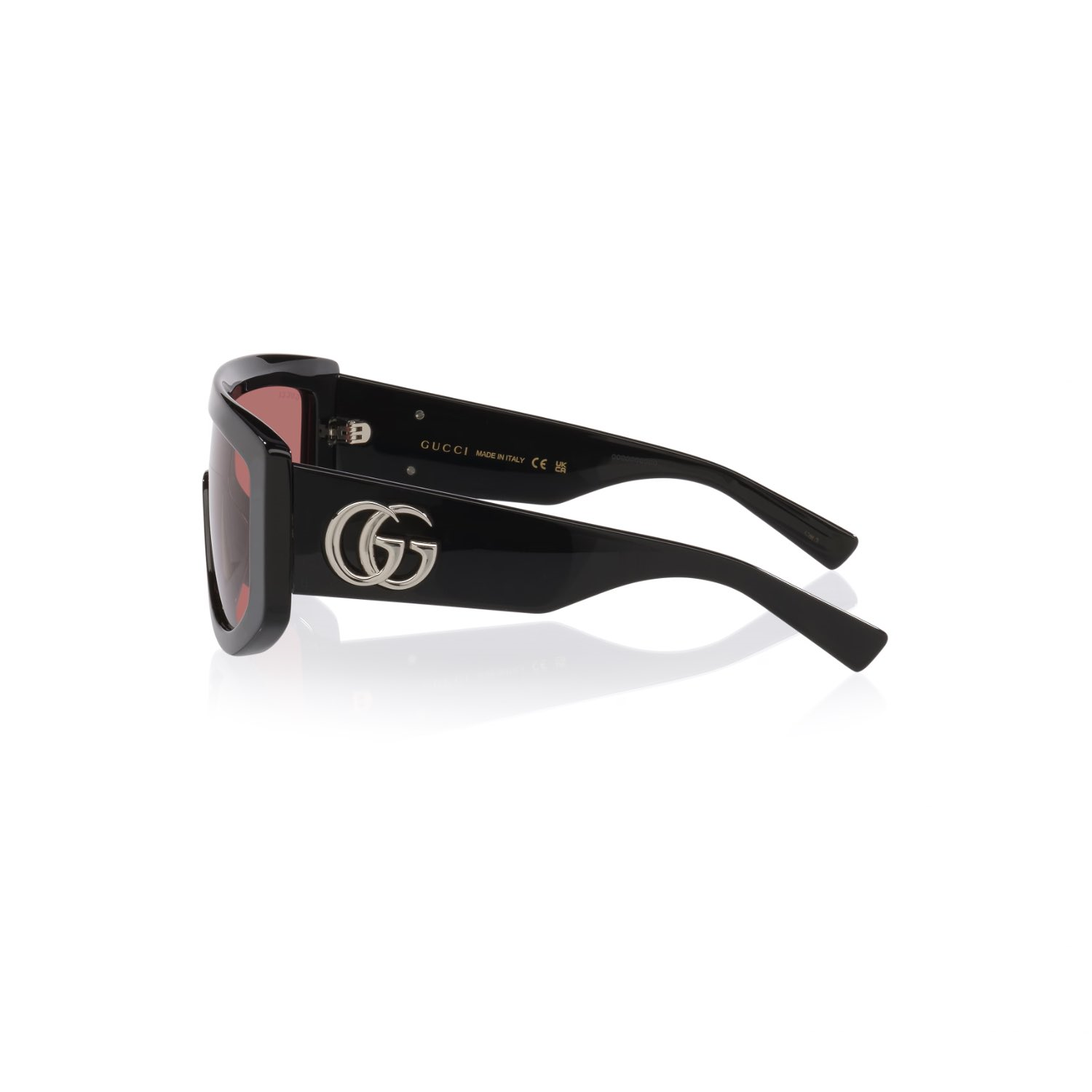 Gucci GG 1950S 002 99 Unisex Blok Cam Siyah Kemik Güneş Gözlüğü