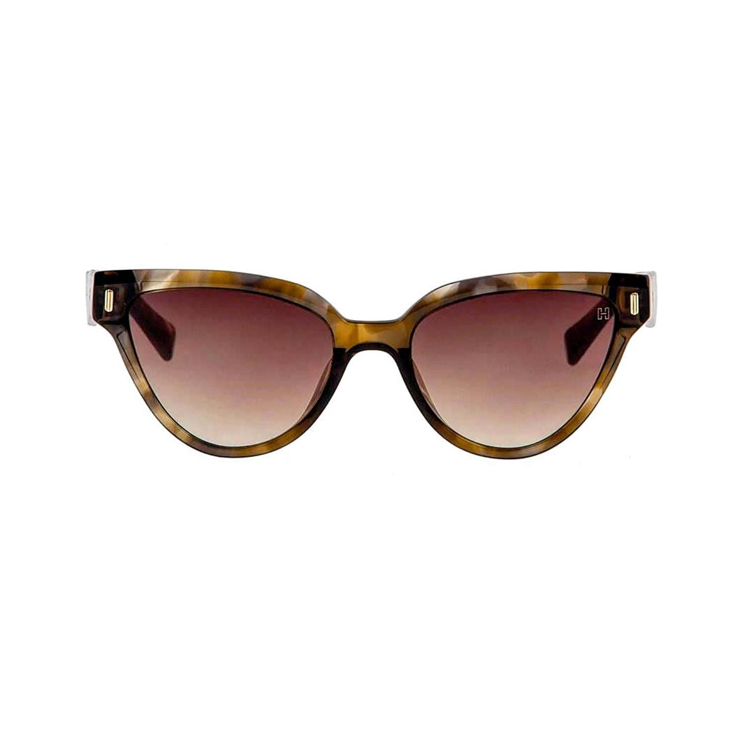 Hermossa Hm 1541 C3 53 Kadın Kahverengi Cat Eye Güneş Gözlüğü