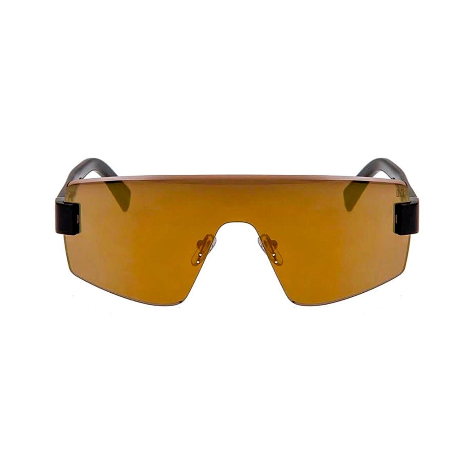Hermossa HM 1542 C4 57 Unisex Siyah Geometrik Güneş Gözlüğü