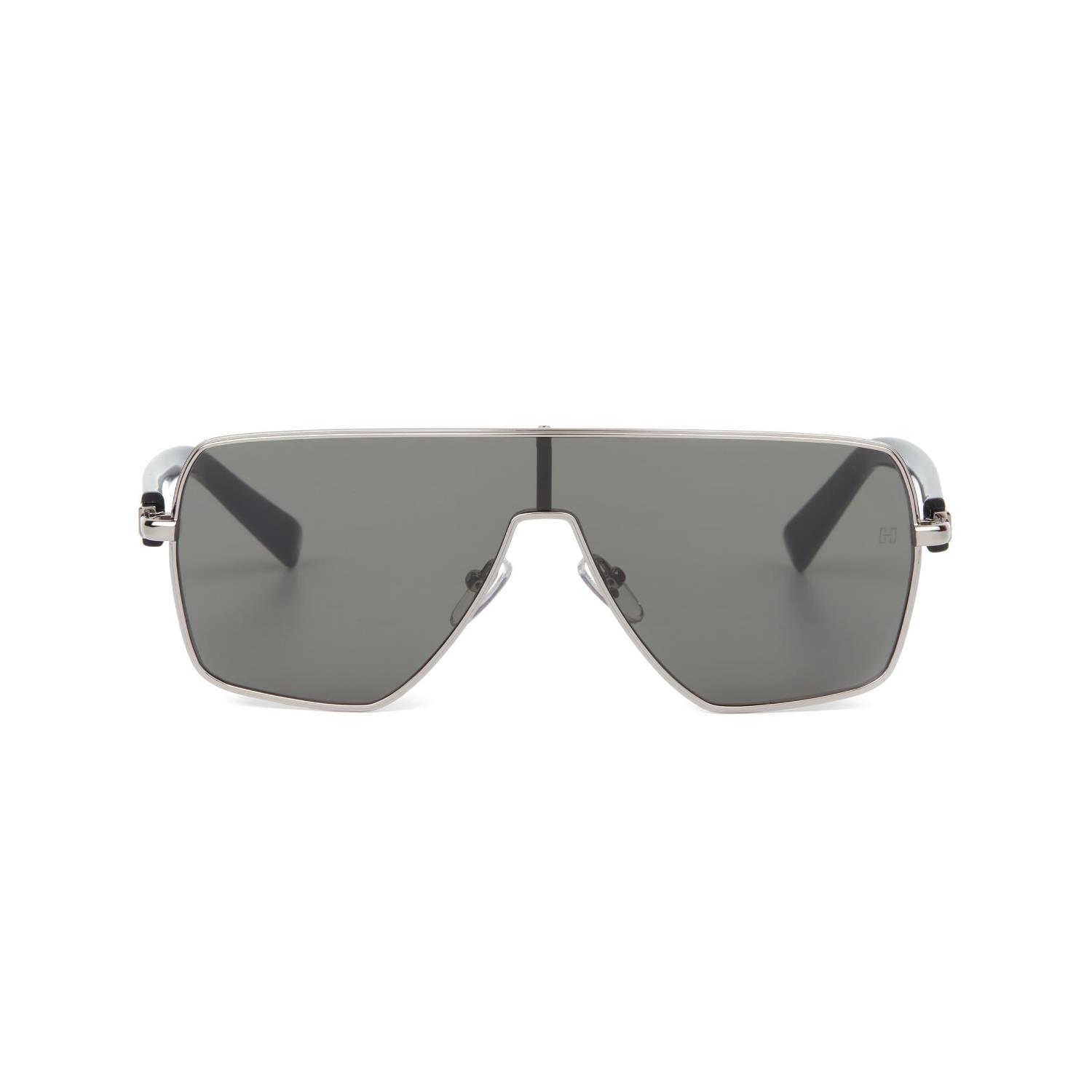 Hermossa Hm 1621 C1 128 Unisex Geometrik Gri Metal Güneş Gözlüğü