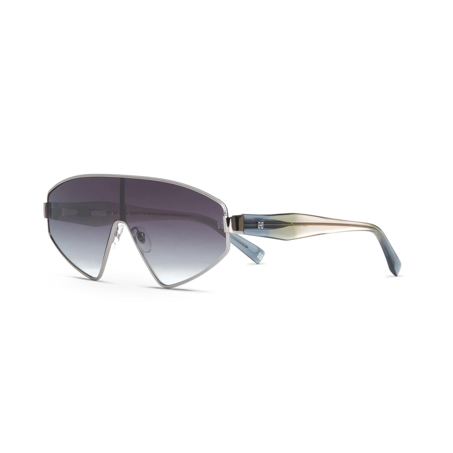 Hermossa Hm 1660 C1 138 Unisex Geometrik Gold Metal Güneş Gözlüğü