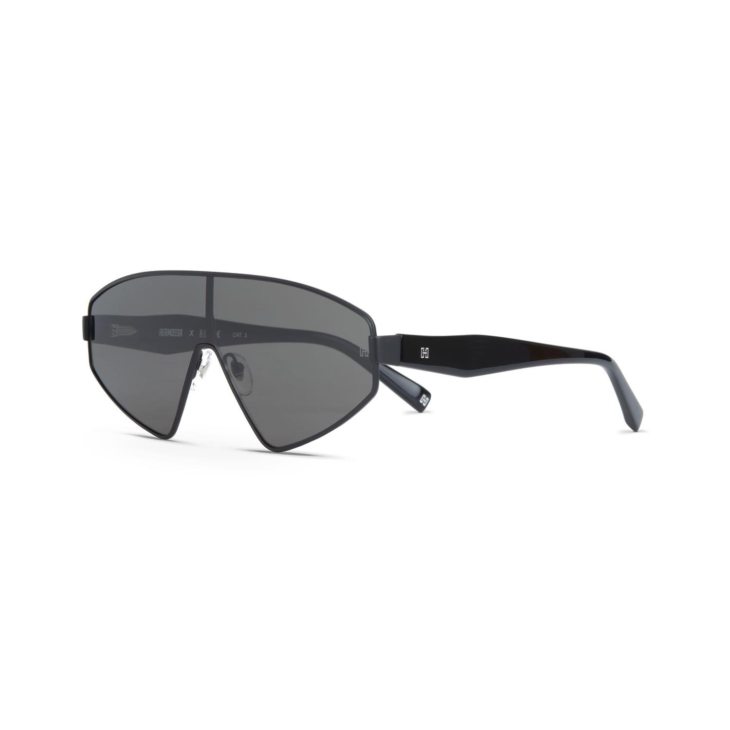 Hermossa Hm 1660 C3 138 Unisex Geometrik Füme Metal Güneş Gözlüğü