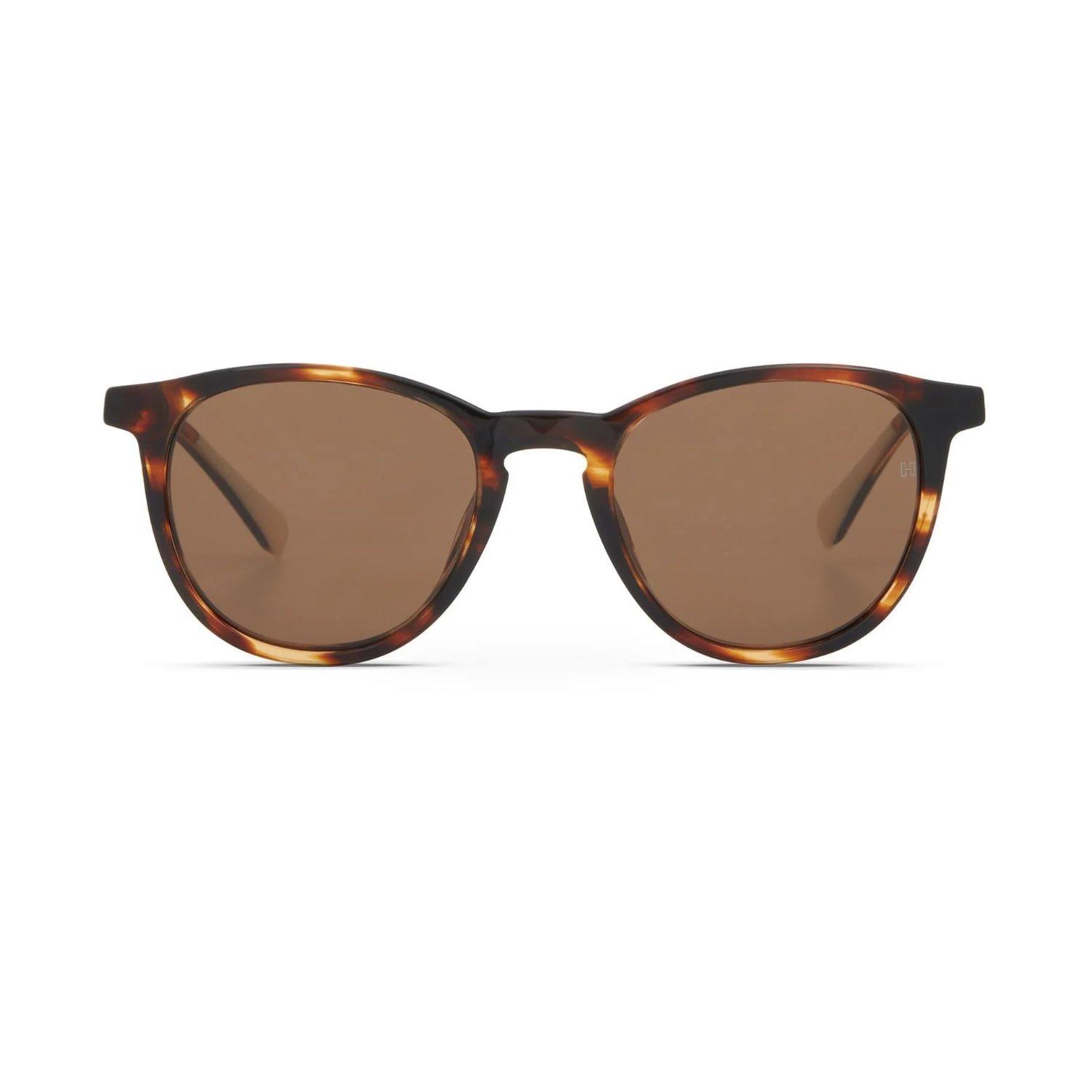 Hermossa HM 1732 C2 51 Unisex Oval Kırçıllı Kahverengi Kemik Güneş Gözlüğü