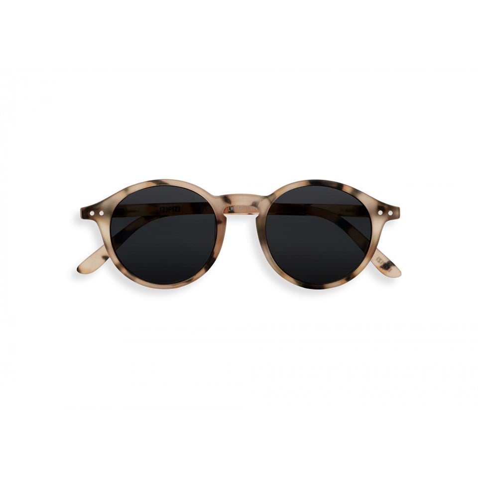 İzipizi #D Light Tortoise 48 Unisex Yuvarlak Güneş Gözlüğü