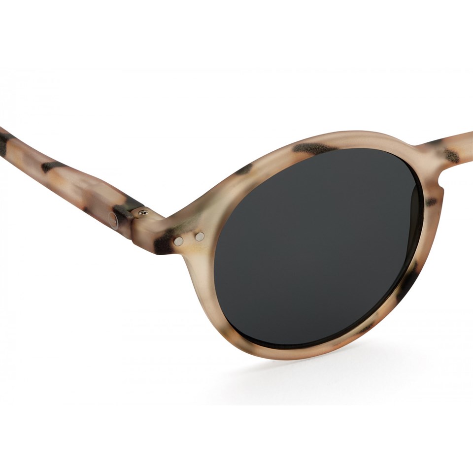İzipizi #D Light Tortoise 48 Unisex Yuvarlak Güneş Gözlüğü