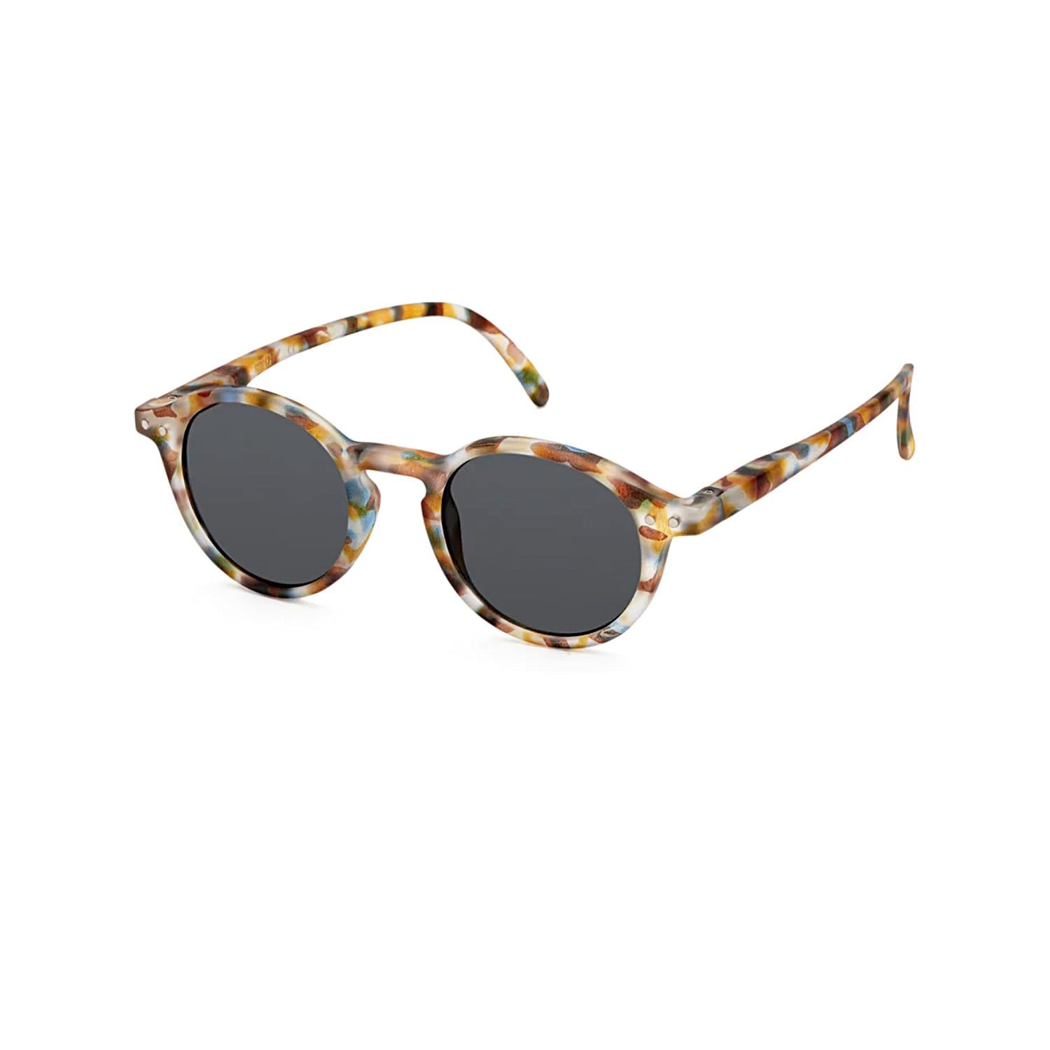 İzipizi Sun Junior #D Blue Tortoise 5-10 Yaş Çocuk 40 Ekartman Kırçıllı Kahverengi Mavi Güneş Gözlüğü