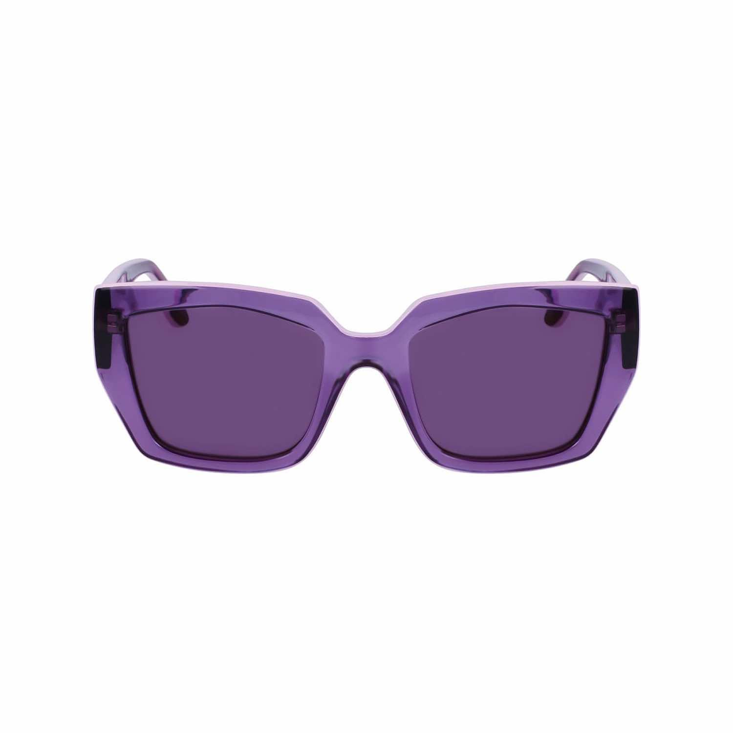 Karl Lagerdfeld Kl 6143s 662 53 Kadın Cat Eye Şeffaf Mor Kemik Güneş Gözlüğü