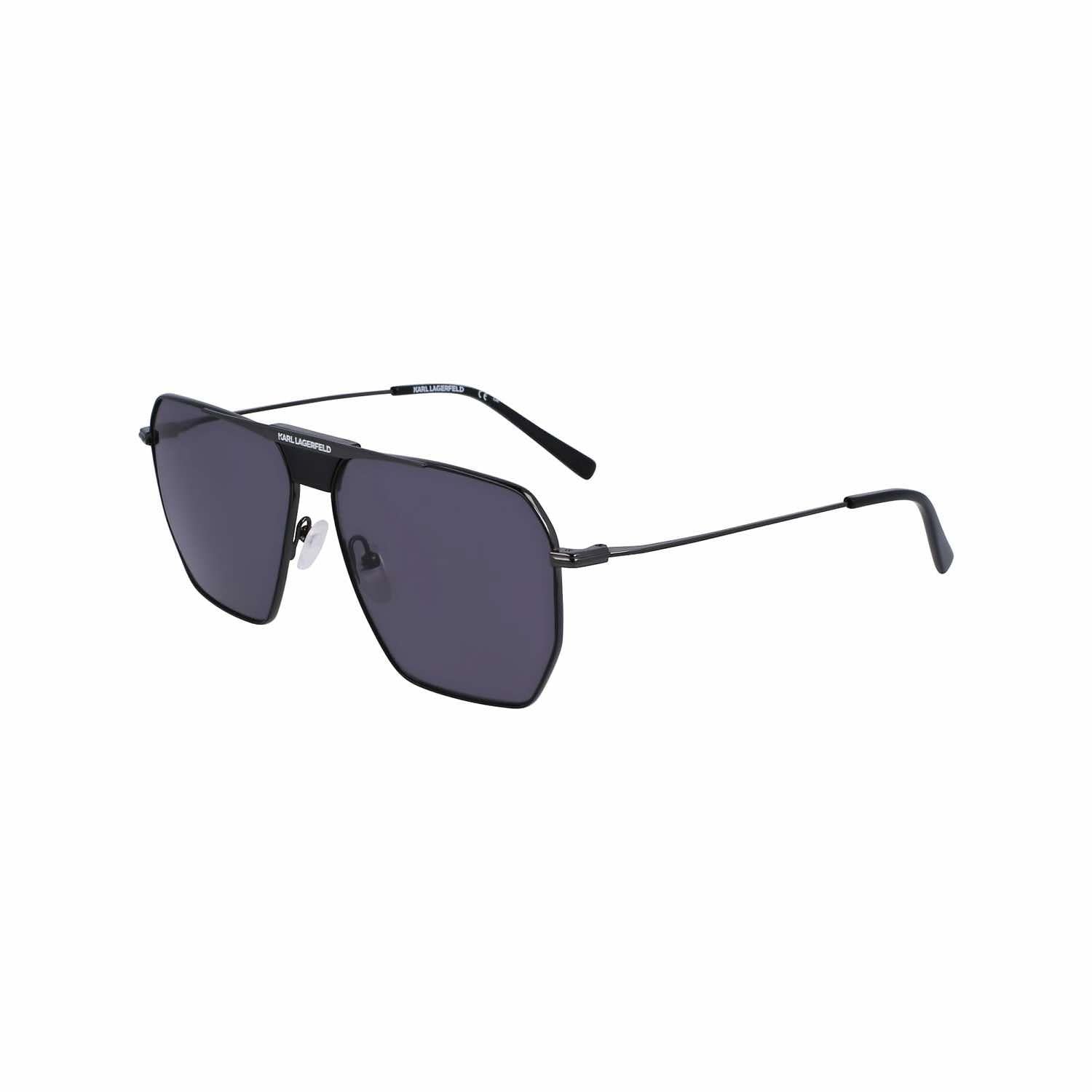 Karl Lagerfeld Kl 350s 001 58 Erkek Pilot Füme Metal Güneş Gözlüğü