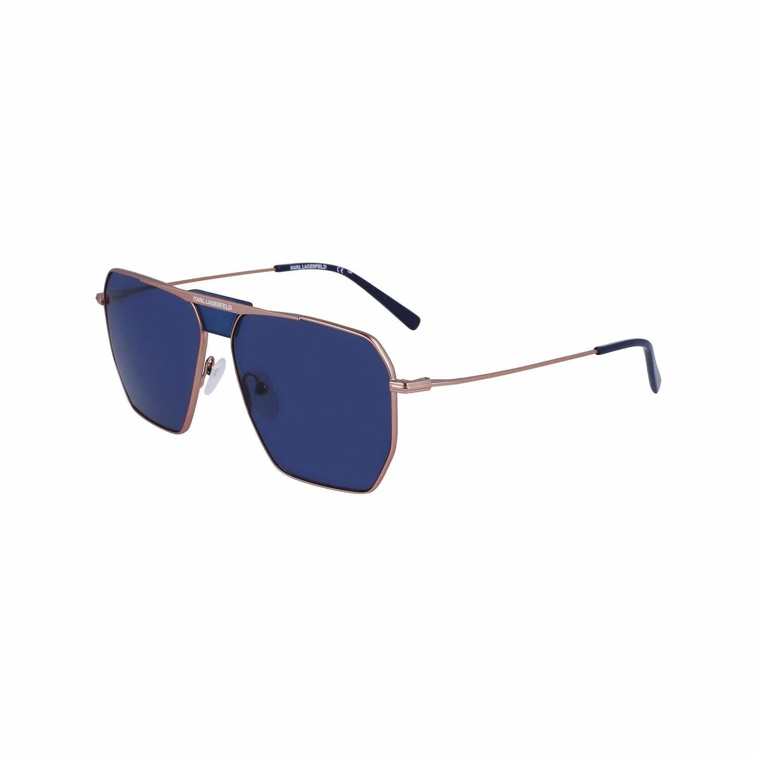 Karl Lagerfeld Kl 350S 718 58 Erkek Pilot Bronz Metal Güneş Gözlüğü