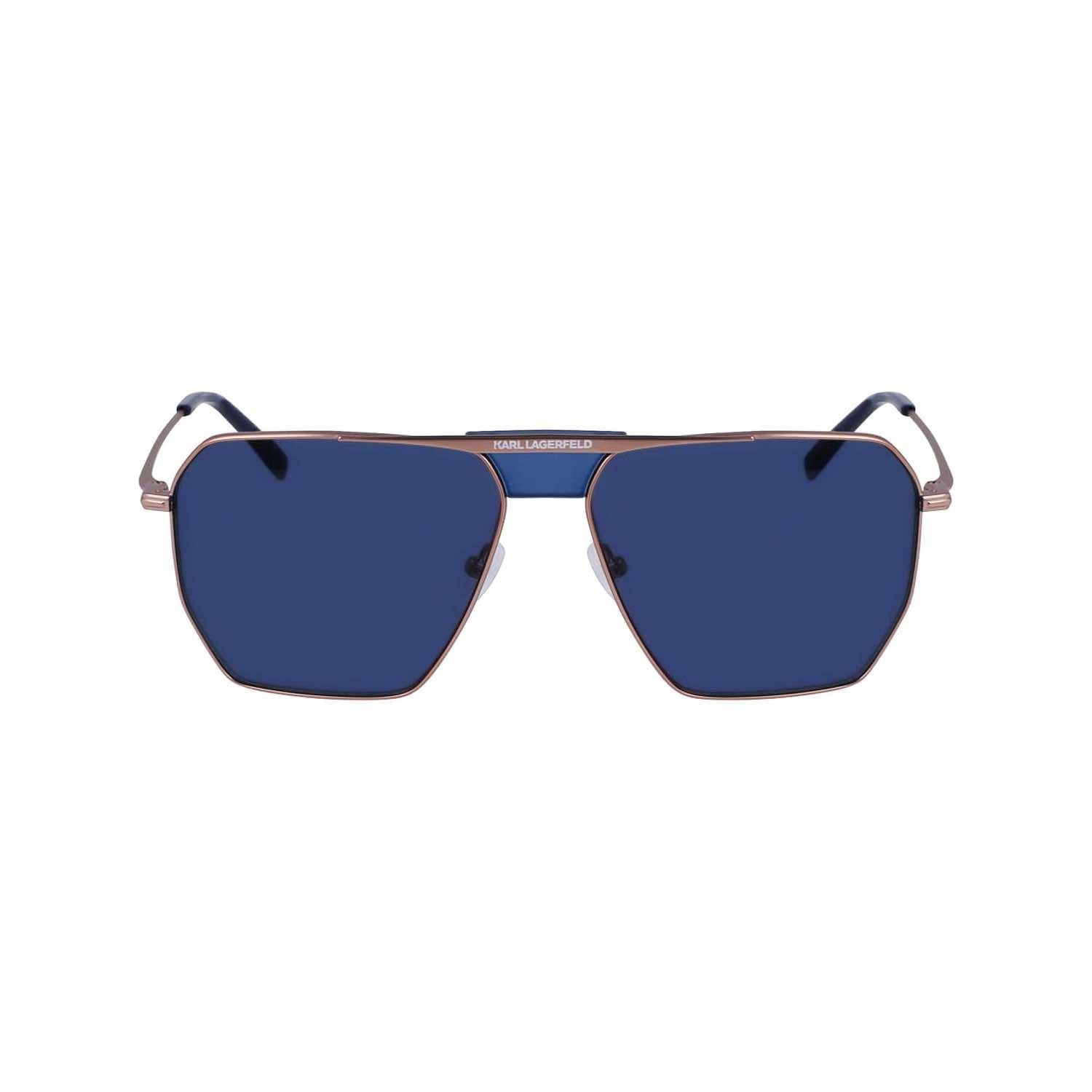 Karl Lagerfeld Kl 350S 718 58 Erkek Pilot Bronz Metal Güneş Gözlüğü