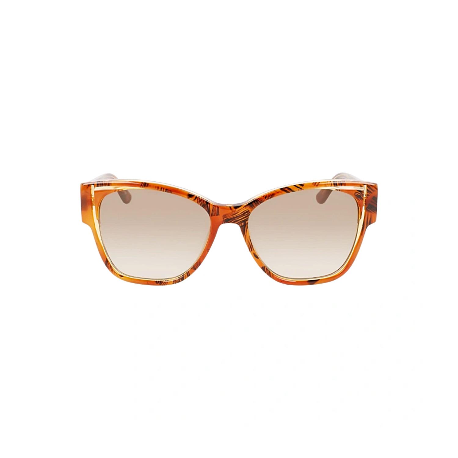 Karl Lagerfeld KL 6069S 812 54 Kadın Kelebek Kırçıllı Kahverengi Kemik Güneş Gözlüğü