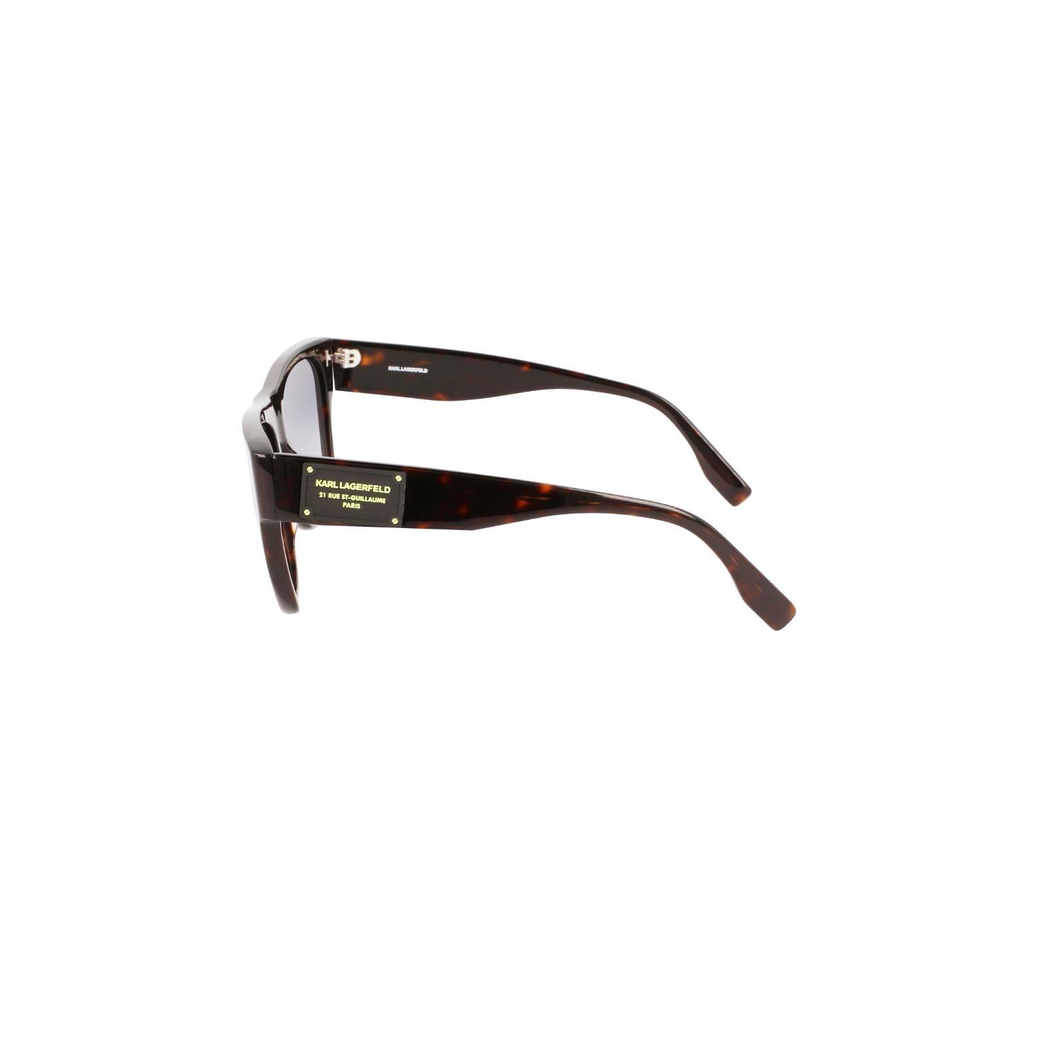 Karl Lagerfeld KL 6074S 242 55 Unisex Kare Kahverengi Kemik Güneş Gözlüğü