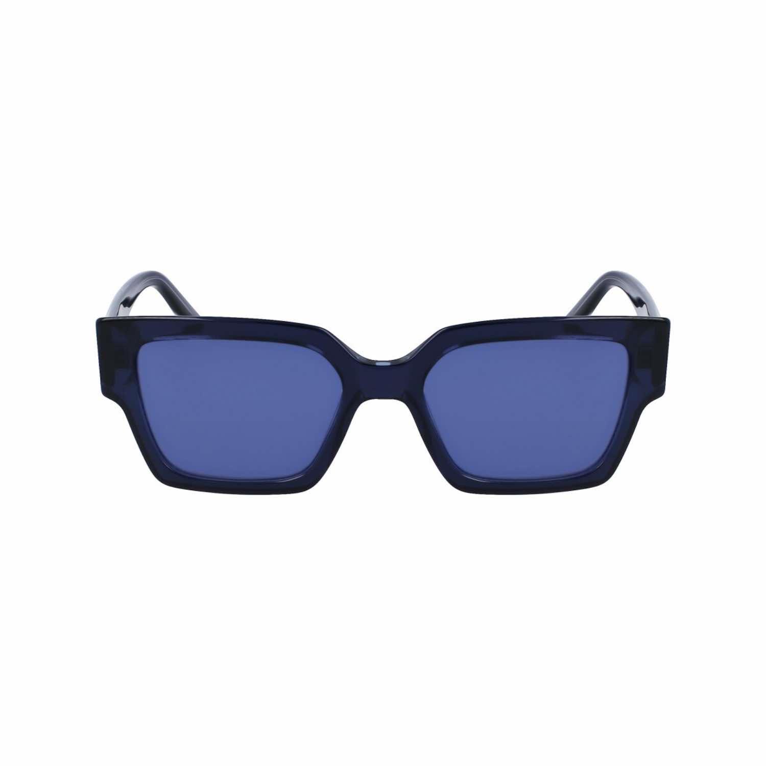 Karl Lagerfeld Kl 6089S 405 52 Unisex Dikdörtgen Şeffaf Mavi Kemik Güneş Gözlüğü