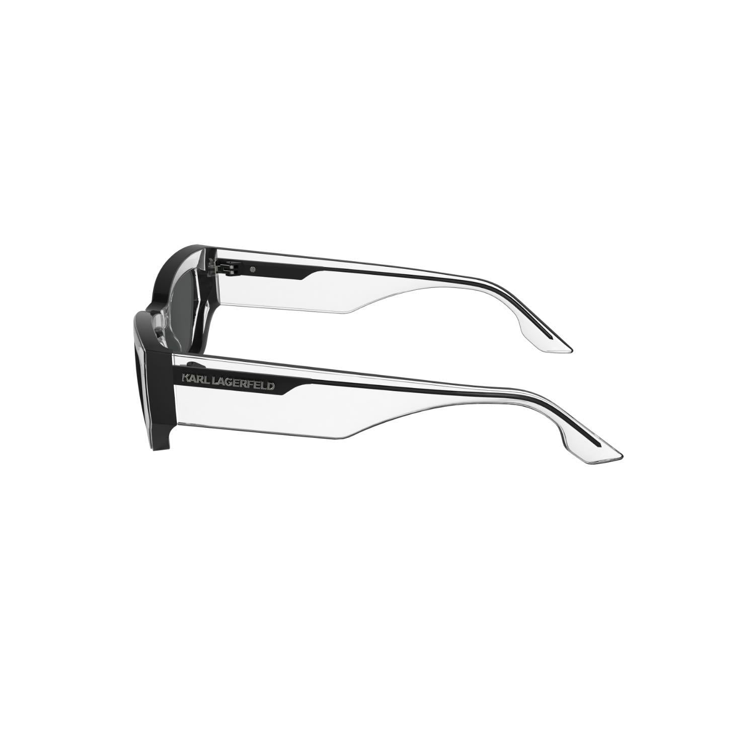Karl Lagerfeld KL 6160S 000 54 Unisex Dikdörtgen Şeffaf Kemik Güneş Gözlüğü