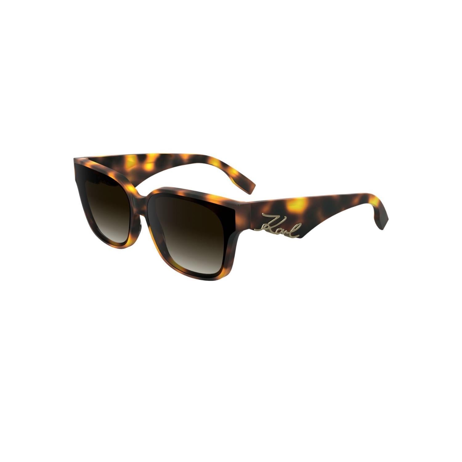 Karl Lagerfeld KL 6161S 240 63 Kadın Kare Kırçıllı Kahverengi Kemik Güneş Gözlüğü