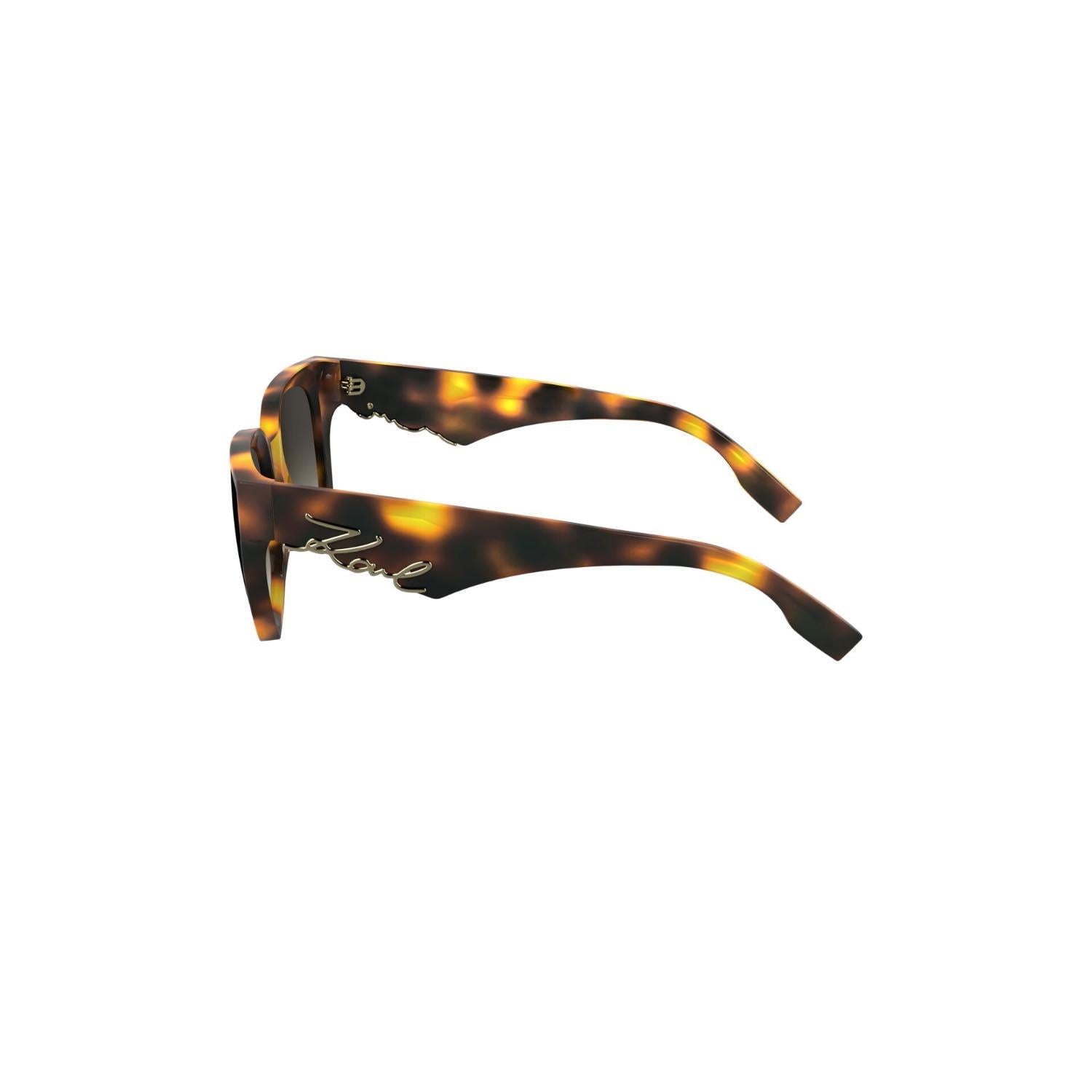 Karl Lagerfeld KL 6161S 240 63 Kadın Kare Kırçıllı Kahverengi Kemik Güneş Gözlüğü