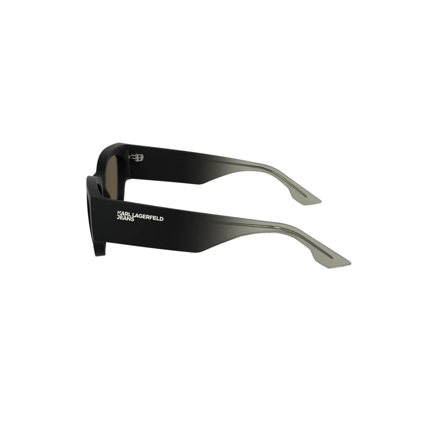 Karl Lagerfeld KL 6168S 002 52 Unisex Kare Siyah Kemik Güneş Gözlüğü