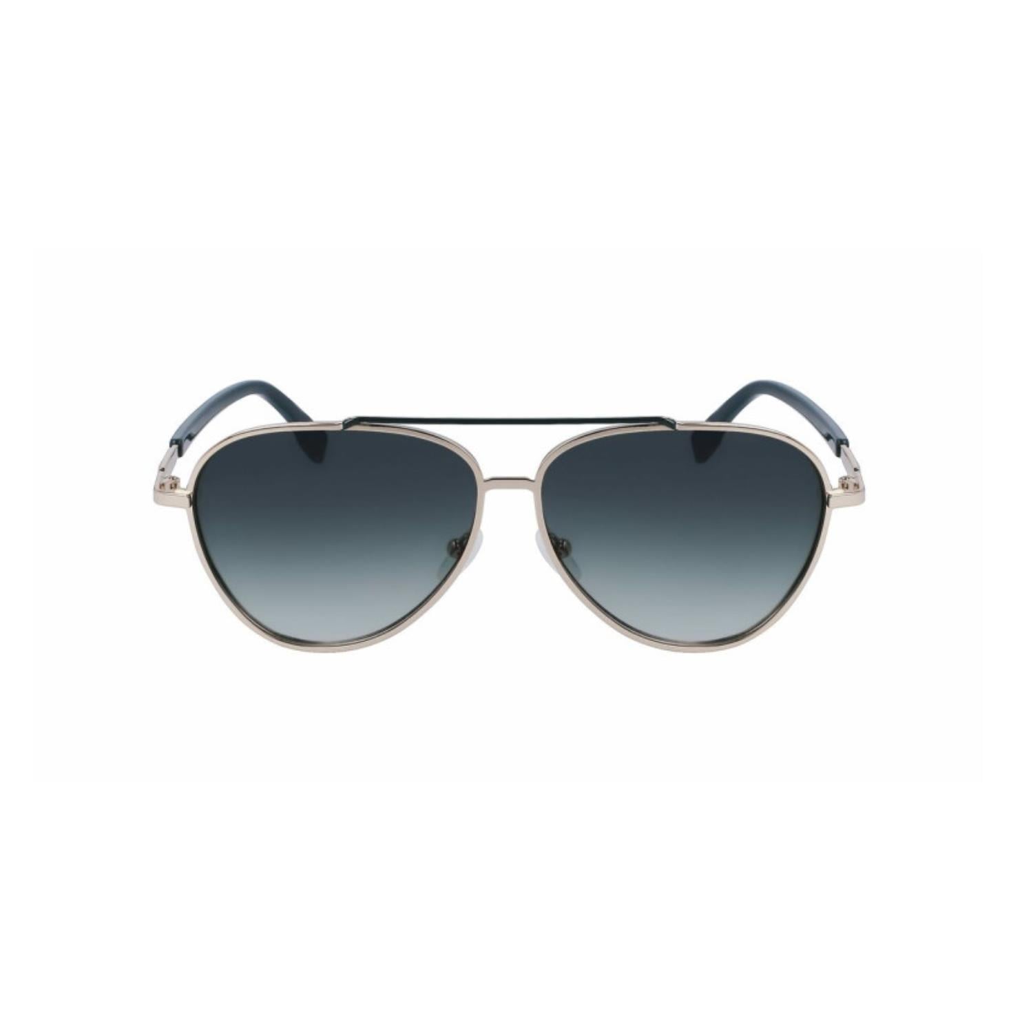 Karl Lagerfeld KL344S 714 59 Erkek Oval Gold Metal Güneş Gözlüğü